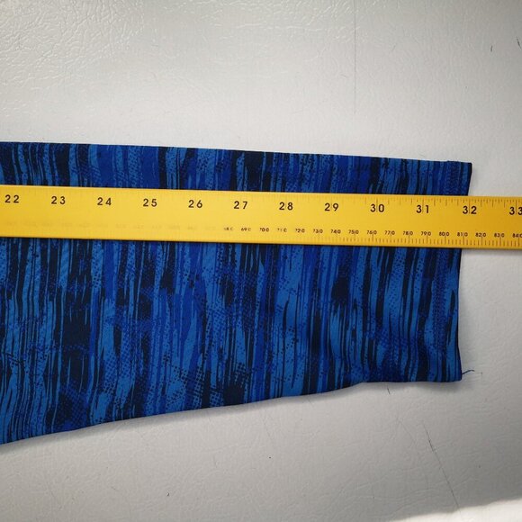 Old Navy Active Men's Size XL Blue & Black Pattern Go Dry Long Sleeve Polo - Picture 9 of 10